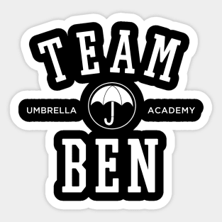 TEAM BEN THE UMBRELLA ACADEMY Sticker